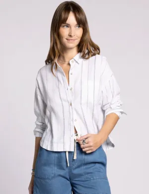 Madelyn Button Down Crop