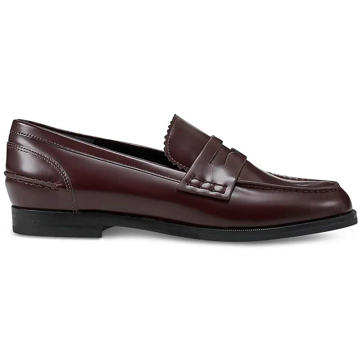 Marc Fisher LTD Women's Milton Moccasin, Dark Red Leather, 7.5