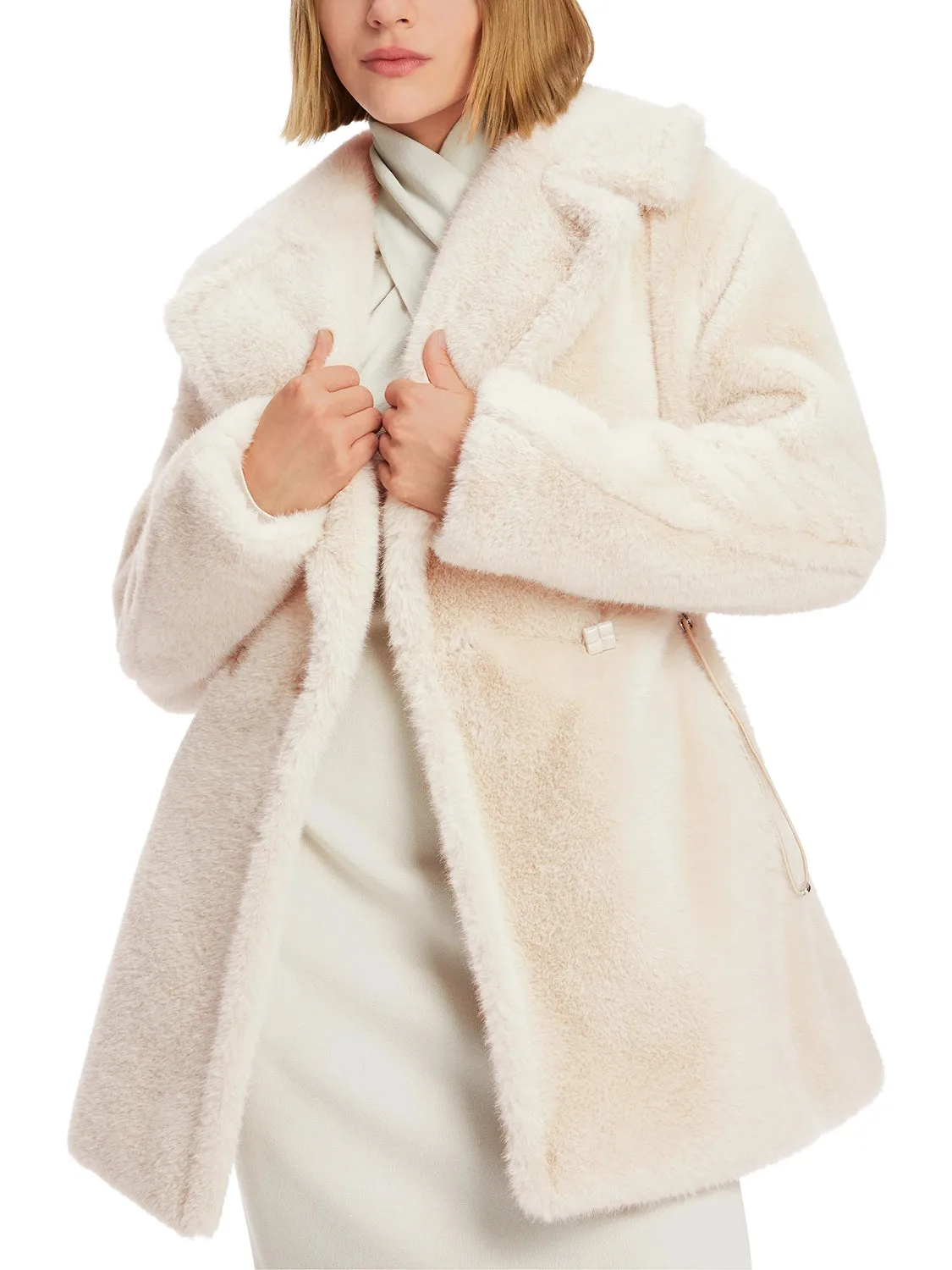 MarcCain Outdoor Jacket in Fun Fur XA 12.07 W86