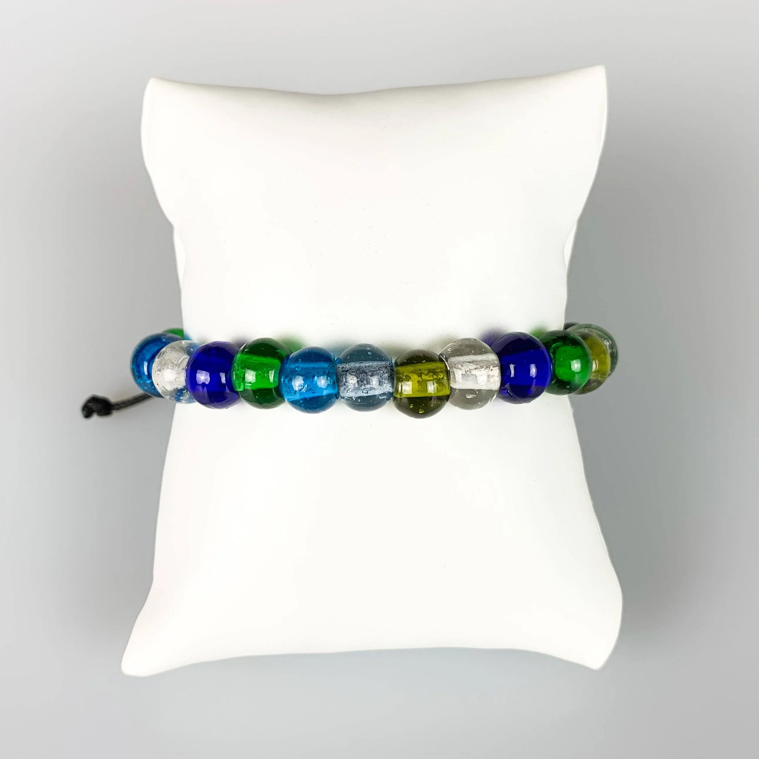 ME™ Recycled Glass Adjustable Bracelet - Multi