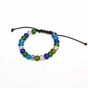ME™ Recycled Glass Adjustable Bracelet - Multi