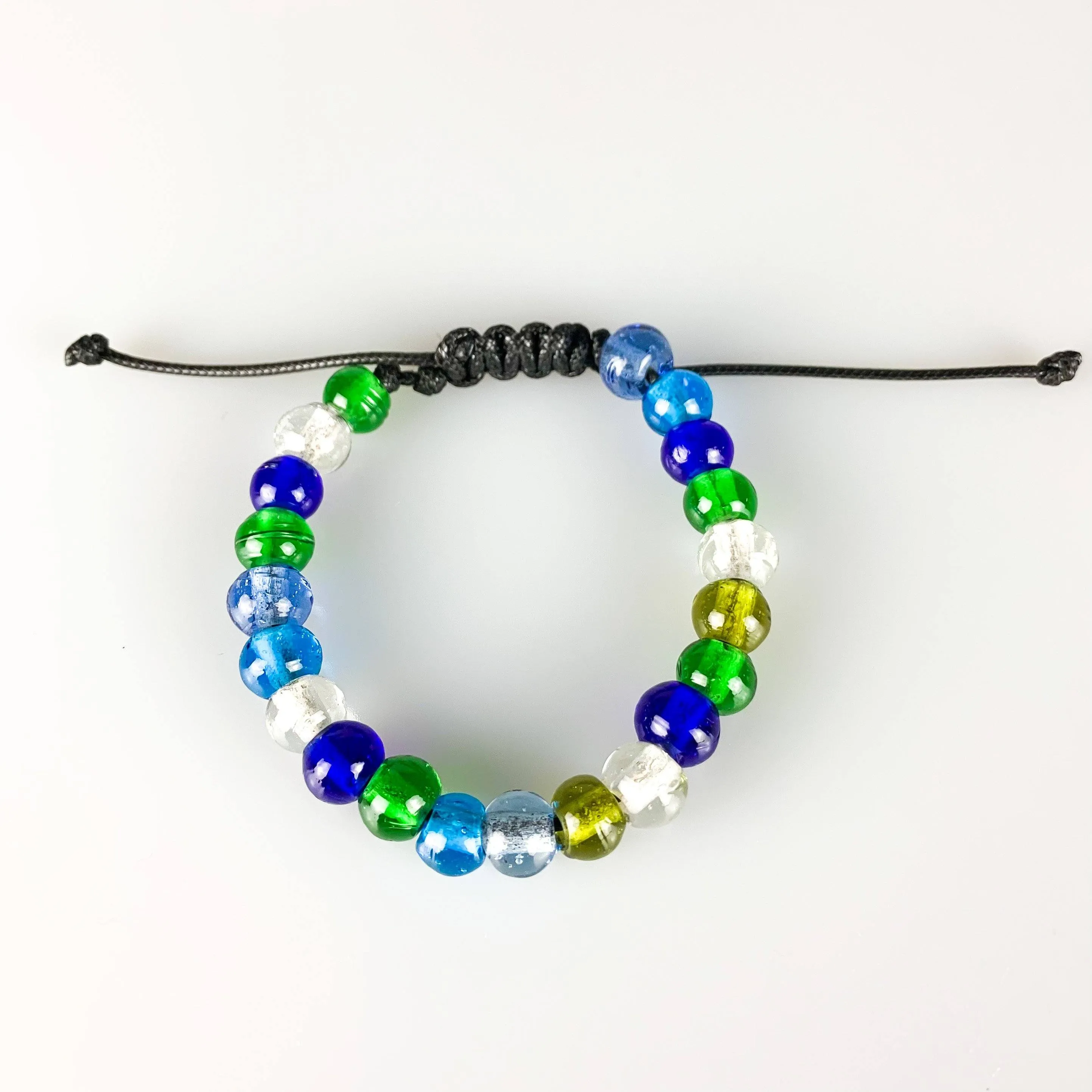 ME™ Recycled Glass Adjustable Bracelet - Multi