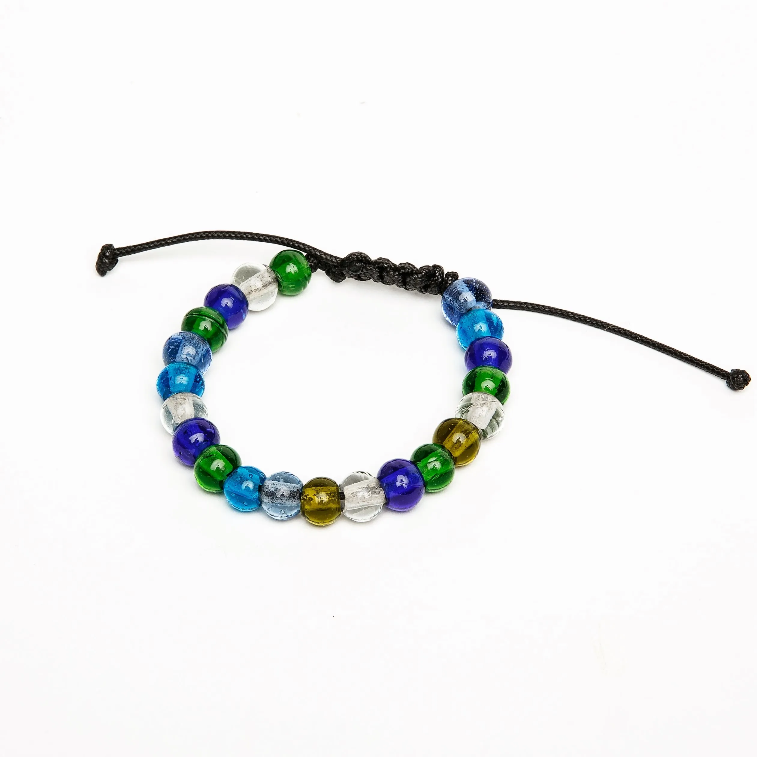 ME™ Recycled Glass Adjustable Bracelet - Multi