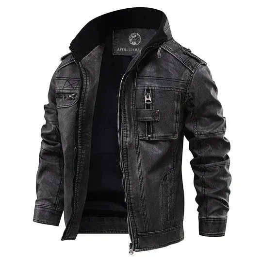Men's Alexander Premium Leather Motorcycle Jacket
