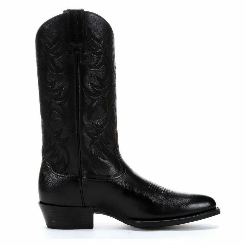 MENS ARIAT BLACK HERITAGE WESTERN COWBOY BOOT 10002218