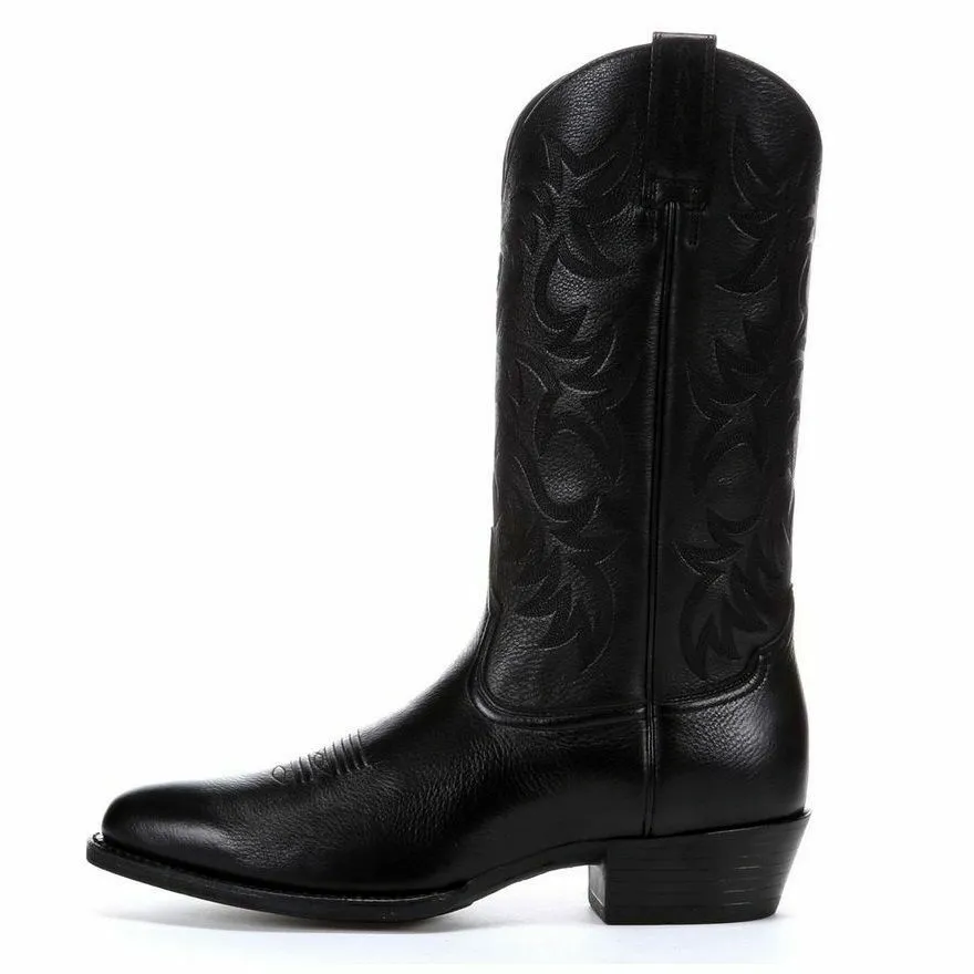 MENS ARIAT BLACK HERITAGE WESTERN COWBOY BOOT 10002218