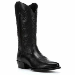 MENS ARIAT BLACK HERITAGE WESTERN COWBOY BOOT 10002218