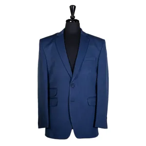 Men's Blazer Blue Pinstripe Formal Jacket Sport Coat (42R)