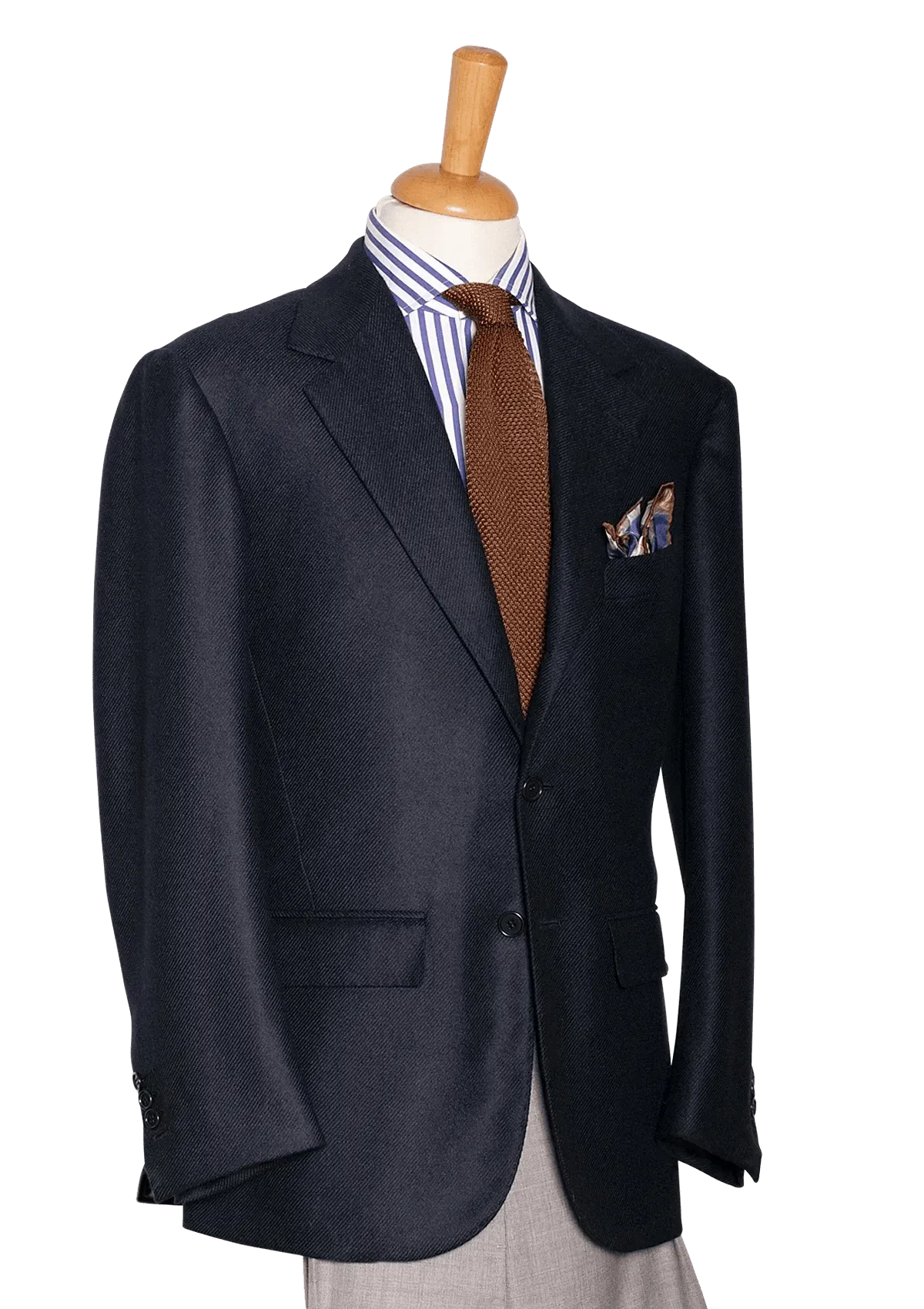 Men's Dark Blue Cashmere Blazer