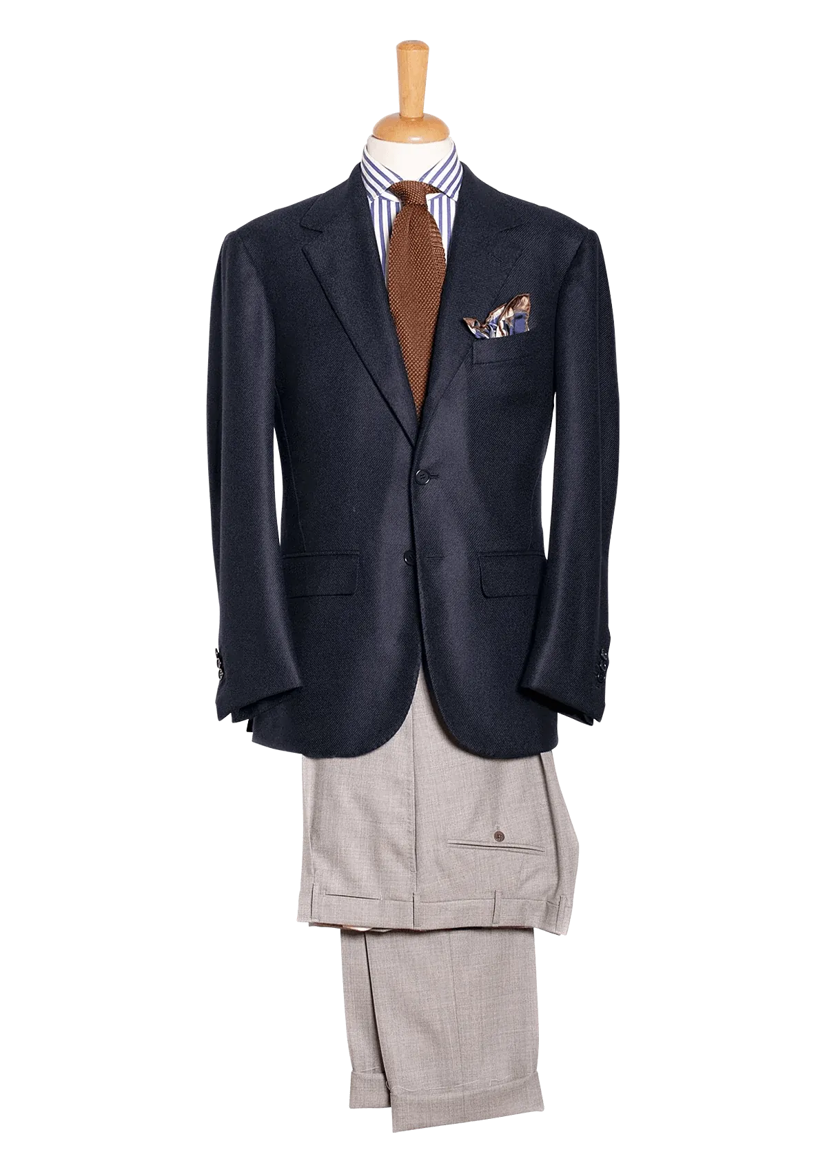 Men's Dark Blue Cashmere Blazer