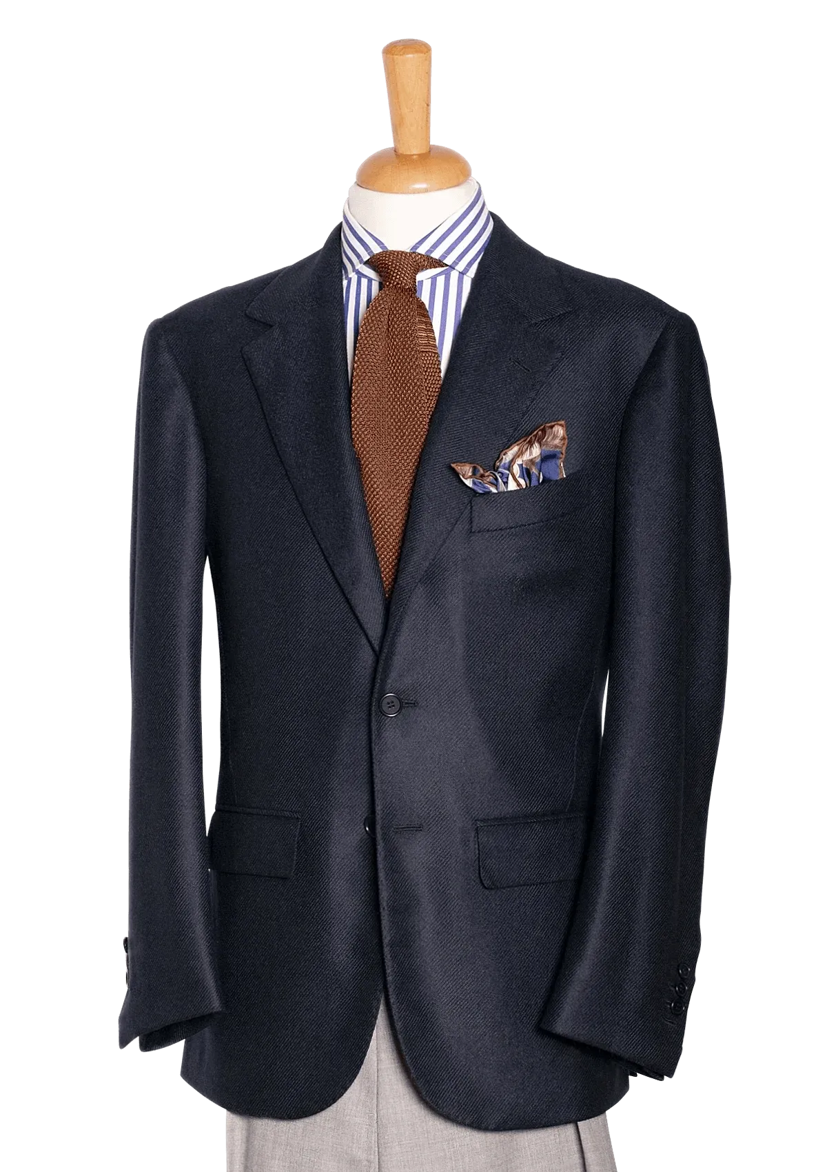Men's Dark Blue Cashmere Blazer