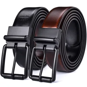 Men's Reversible Leather Belt