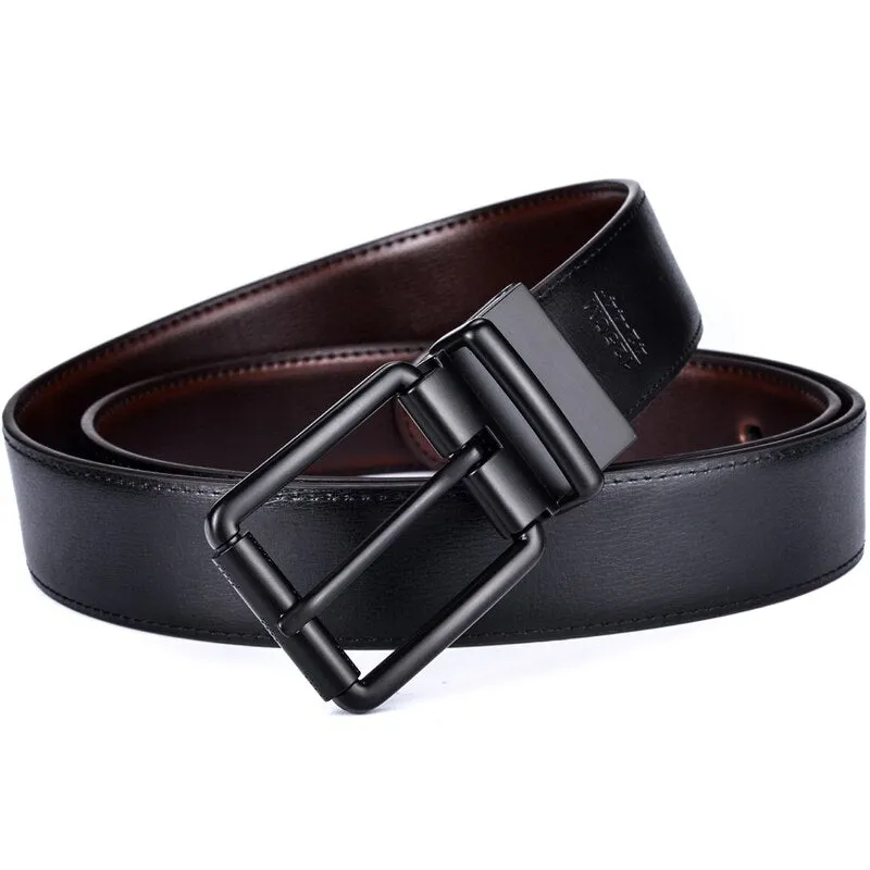 Men's Reversible Leather Belt