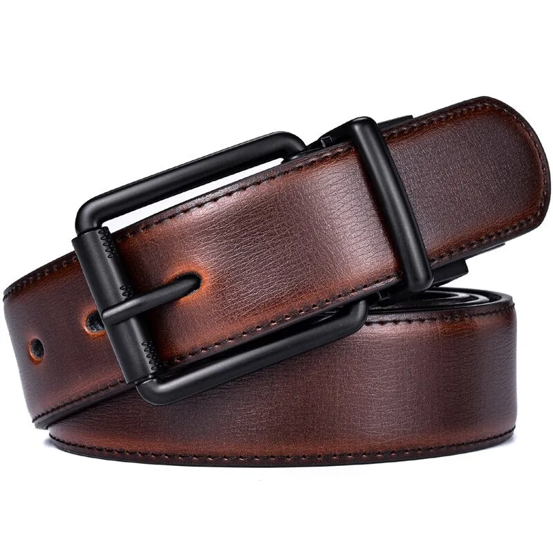 Men's Reversible Leather Belt