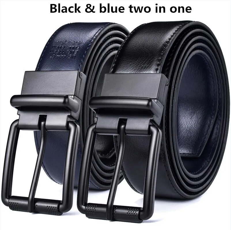 Men's Reversible Leather Belt