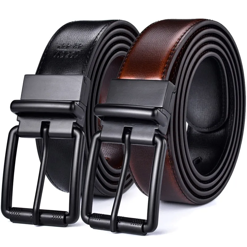 Men's Reversible Leather Belt