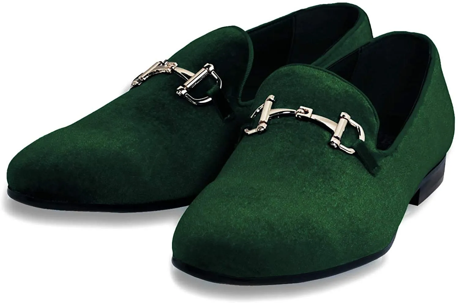 Men's Suede Velvet Smoker's Tuxedo Loafer Shoes