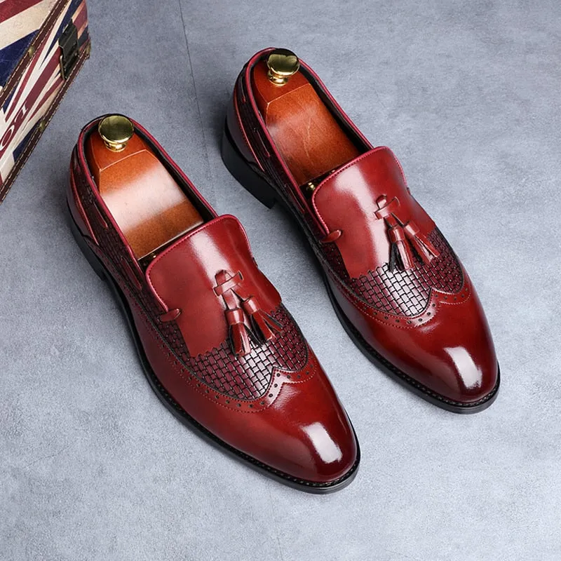 Men's Tassel Italian Loafers Up To Size 13