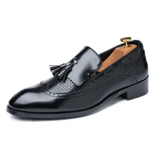 Men's Tassel Italian Loafers Up To Size 13