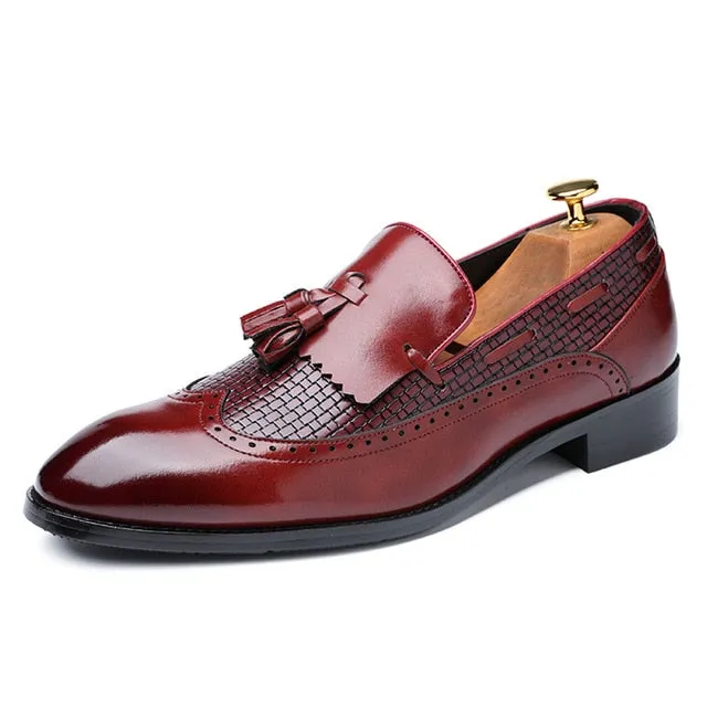 Men's Tassel Italian Loafers Up To Size 13