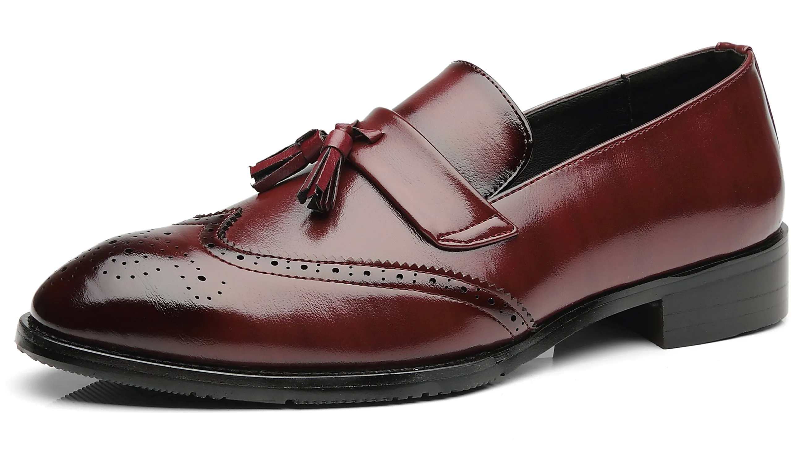 Men's Wingtip Smoking Loafers