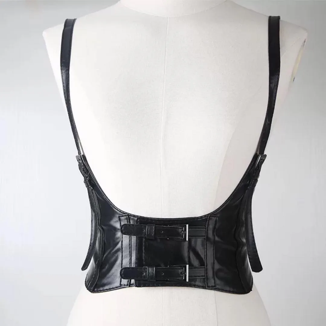 Metal Buckle Suspenders Belts