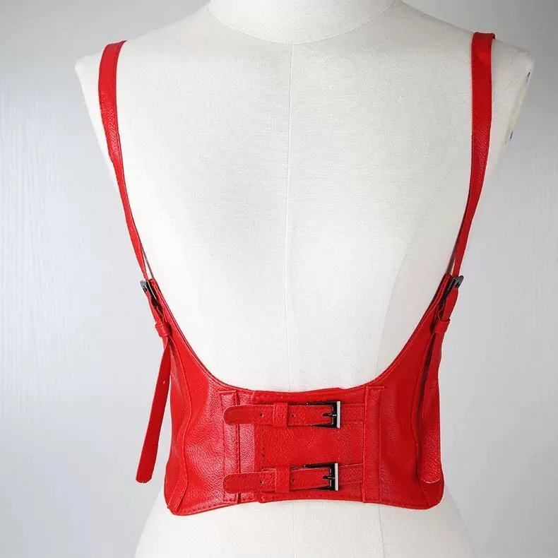 Metal Buckle Suspenders Belts