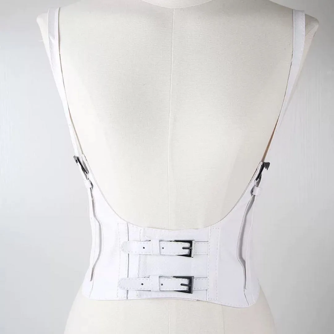 Metal Buckle Suspenders Belts
