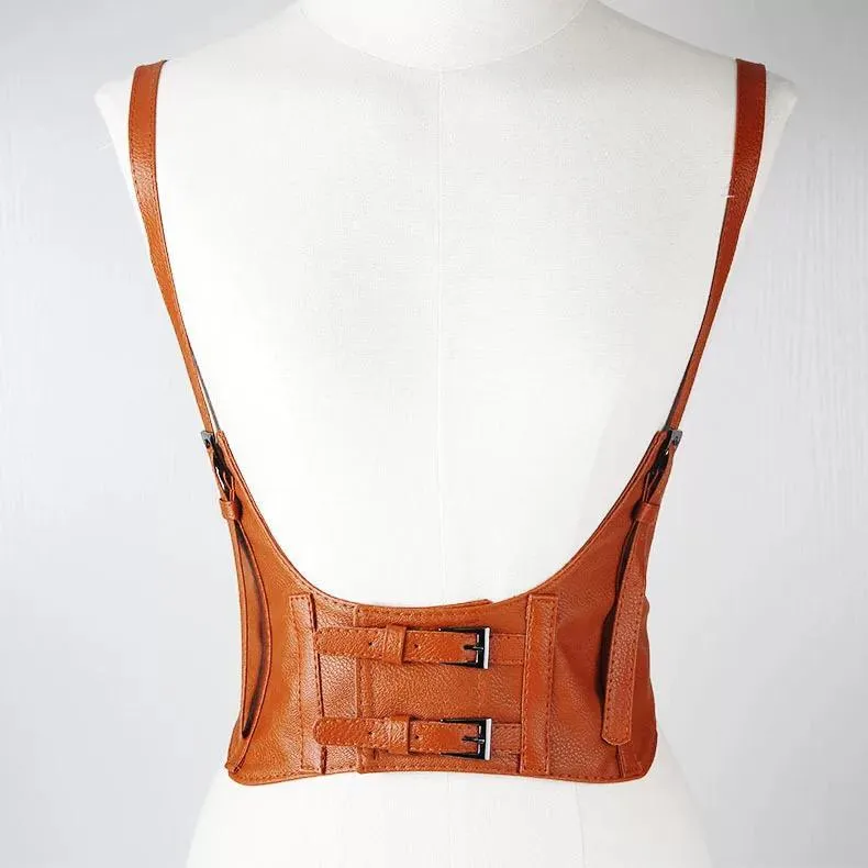 Metal Buckle Suspenders Belts