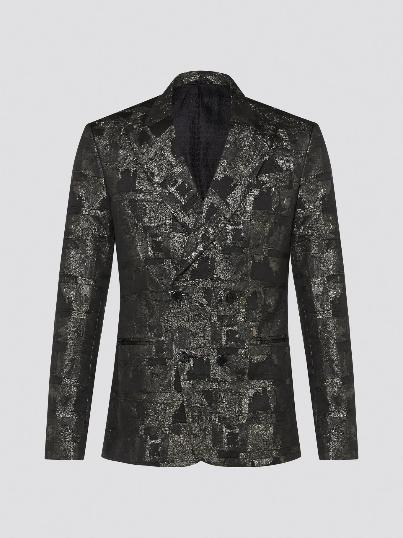 Metallic Double Breasted Blazer