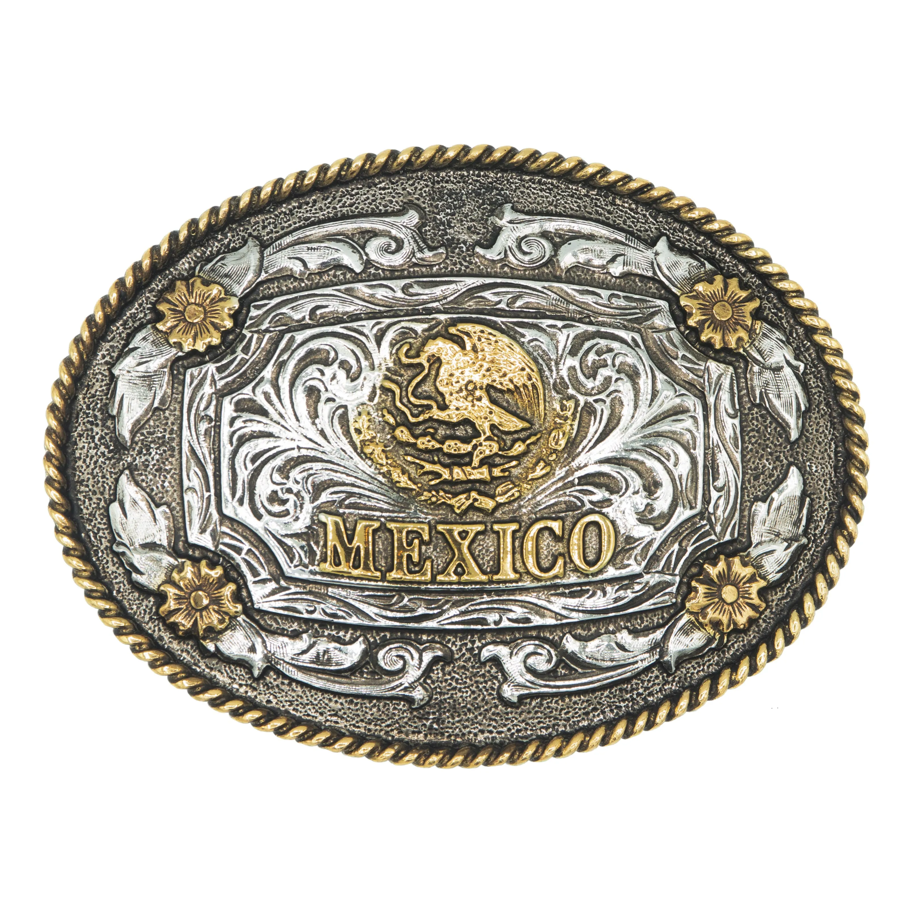 Mexico — Oval Rope Edge Buckle