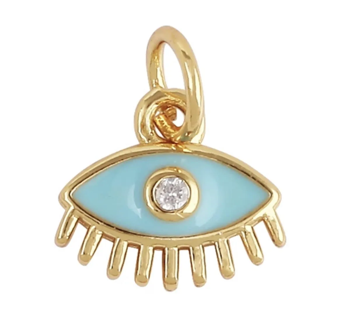 Mini Eye with Lashes Charm