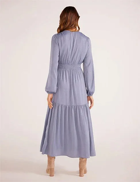 MINKPINK SENNA MIDI DRESS SLATE
