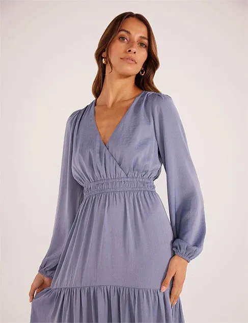 MINKPINK SENNA MIDI DRESS SLATE