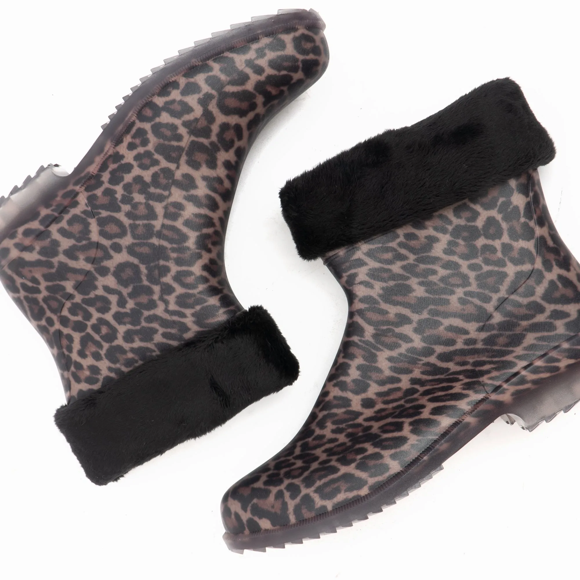 Mud Dogs LINA Womens Warm Lined Boots Leopard