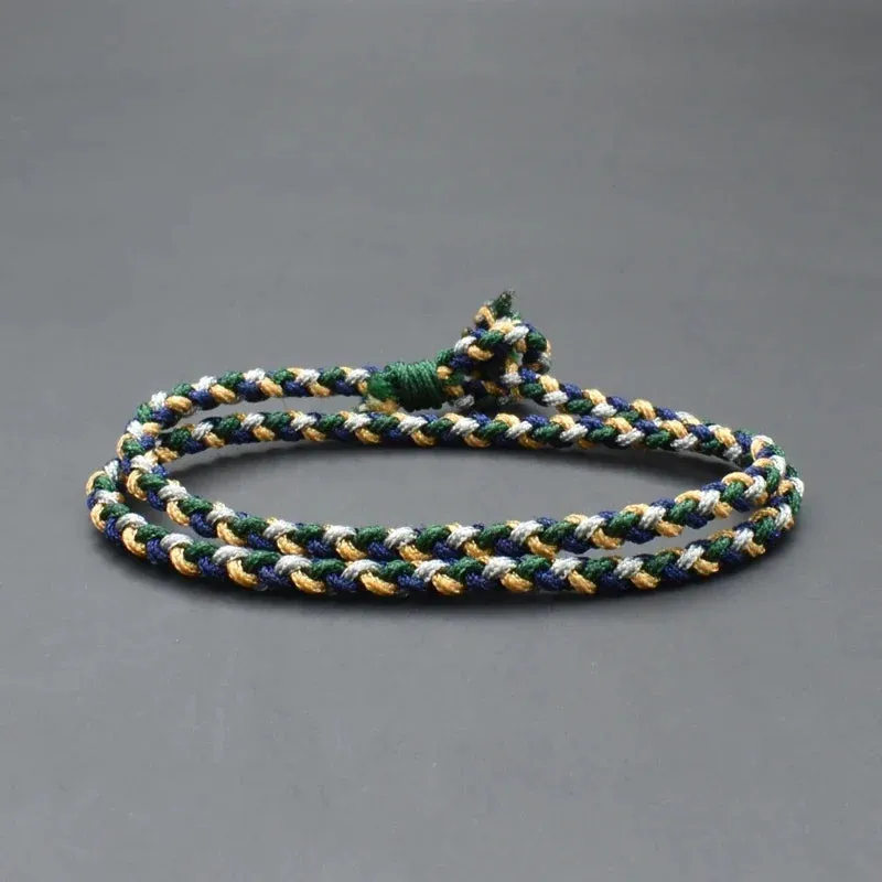 Multi color Minimalist Thread Rope Bracelets