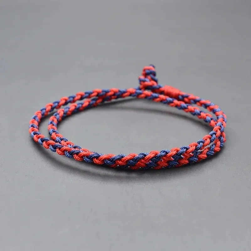 Multi color Minimalist Thread Rope Bracelets