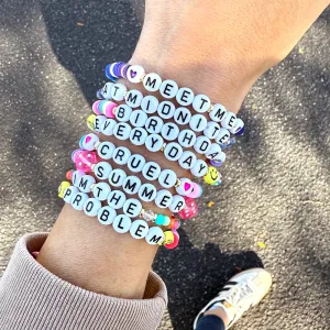 Mystery Eras Beaded Friendship Stretch Bracelet Pairs
