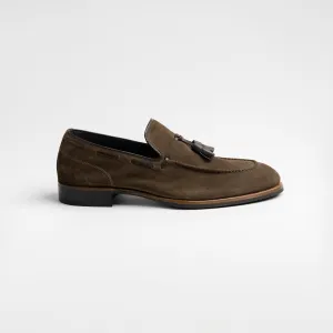 Napoli Dark Bark Men's Suede Loafer