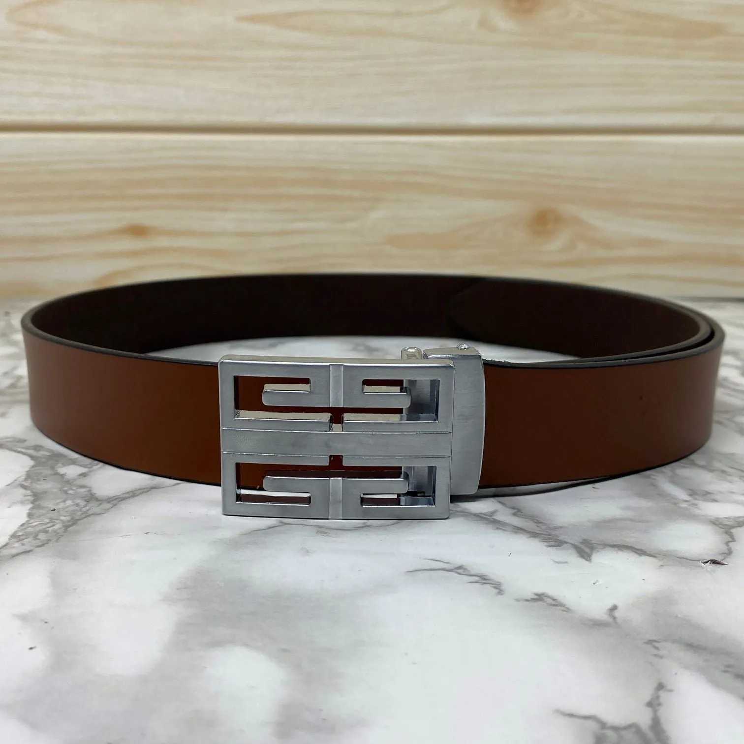 New Arrival Square Formal Leather Belt-UniqueandClassy
