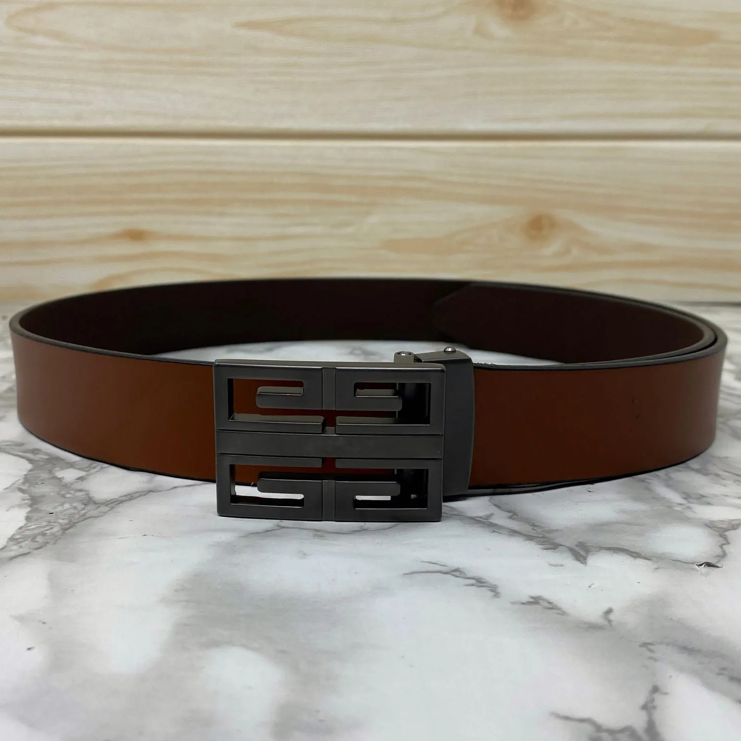 New Arrival Square Formal Leather Belt-UniqueandClassy