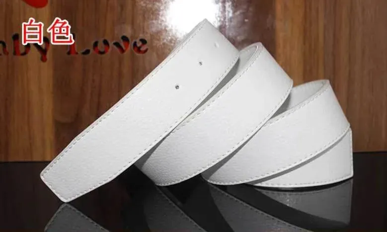 new Luxury Brand H Belts for Men High Quality Pin Buckle Male Strap Genuine Leather Waistband Ceinture Homme,No Buckle 3.3cm