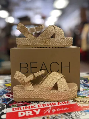 NIB MATISSE BRAIDED PLATFORM SANDAL