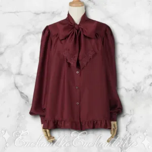 Noble Ribbon Tie Blouse