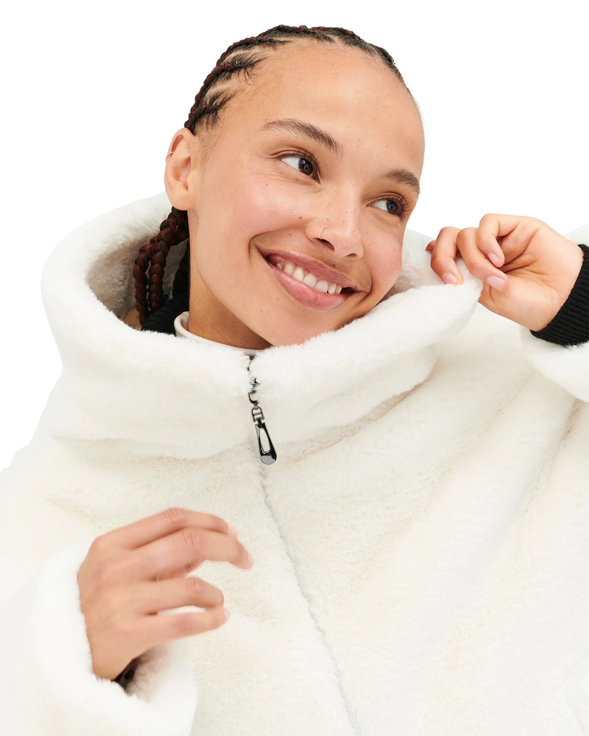 Noelle Faux Fur Jacket W