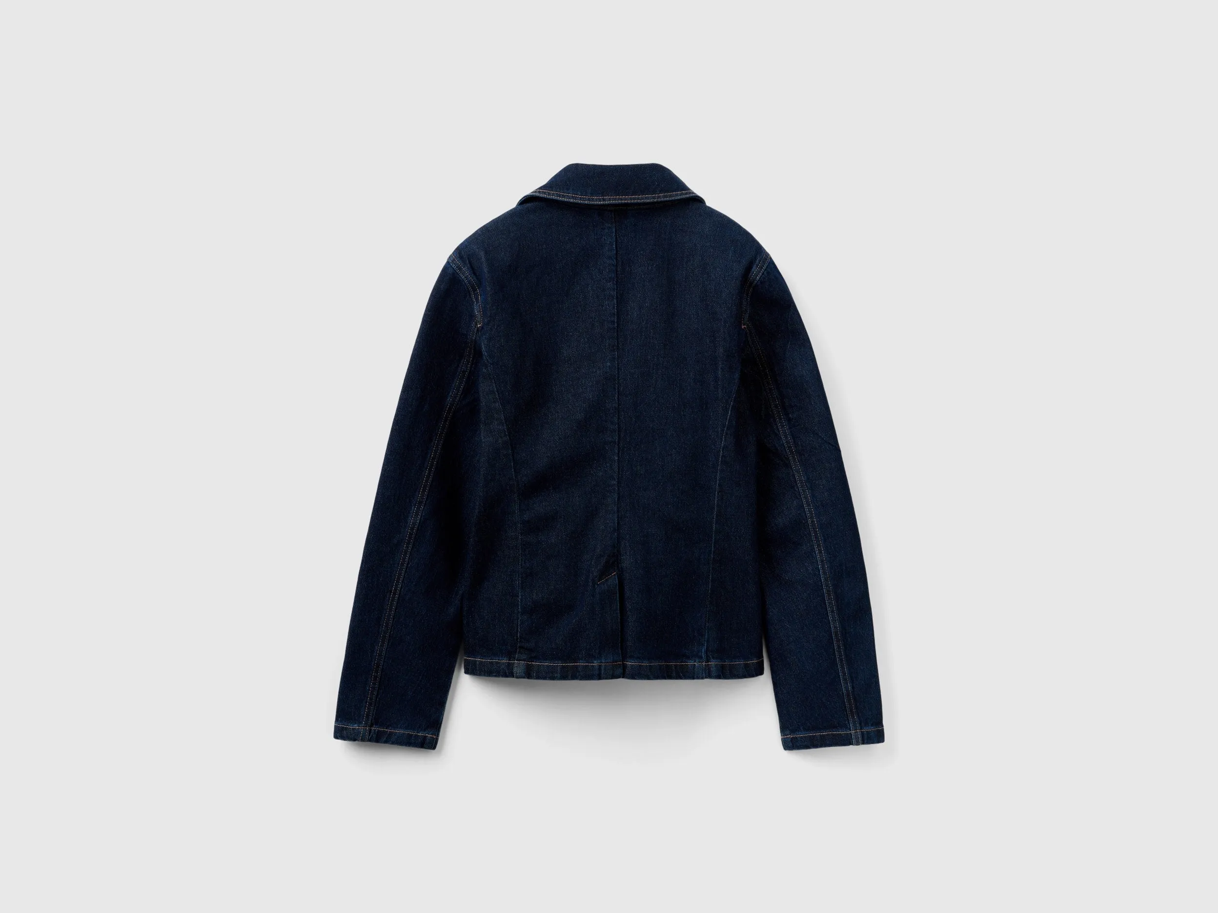Notched Lapel Collar Solid Blazer