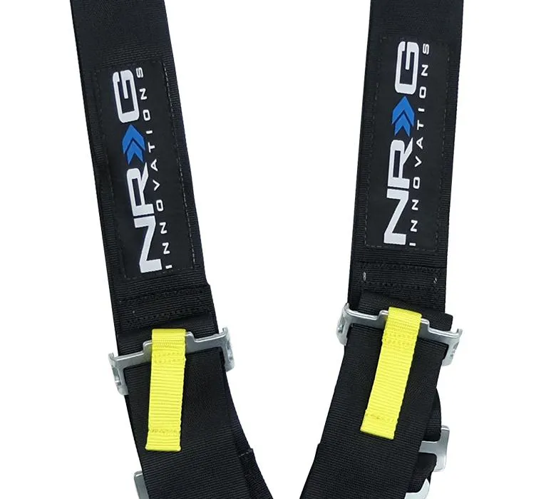 NRG SBH-RS5PCBK Black SFI 16.1 5 Point 3 inch Seat Belt Harness with Cam Lock