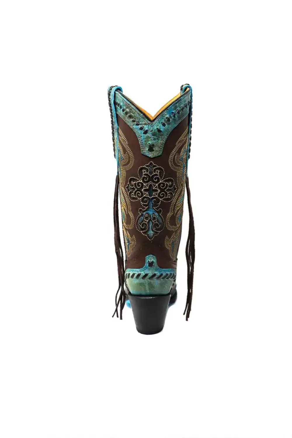 NUEVO RANCHO LA CRUZ BOOT TURQUOISE