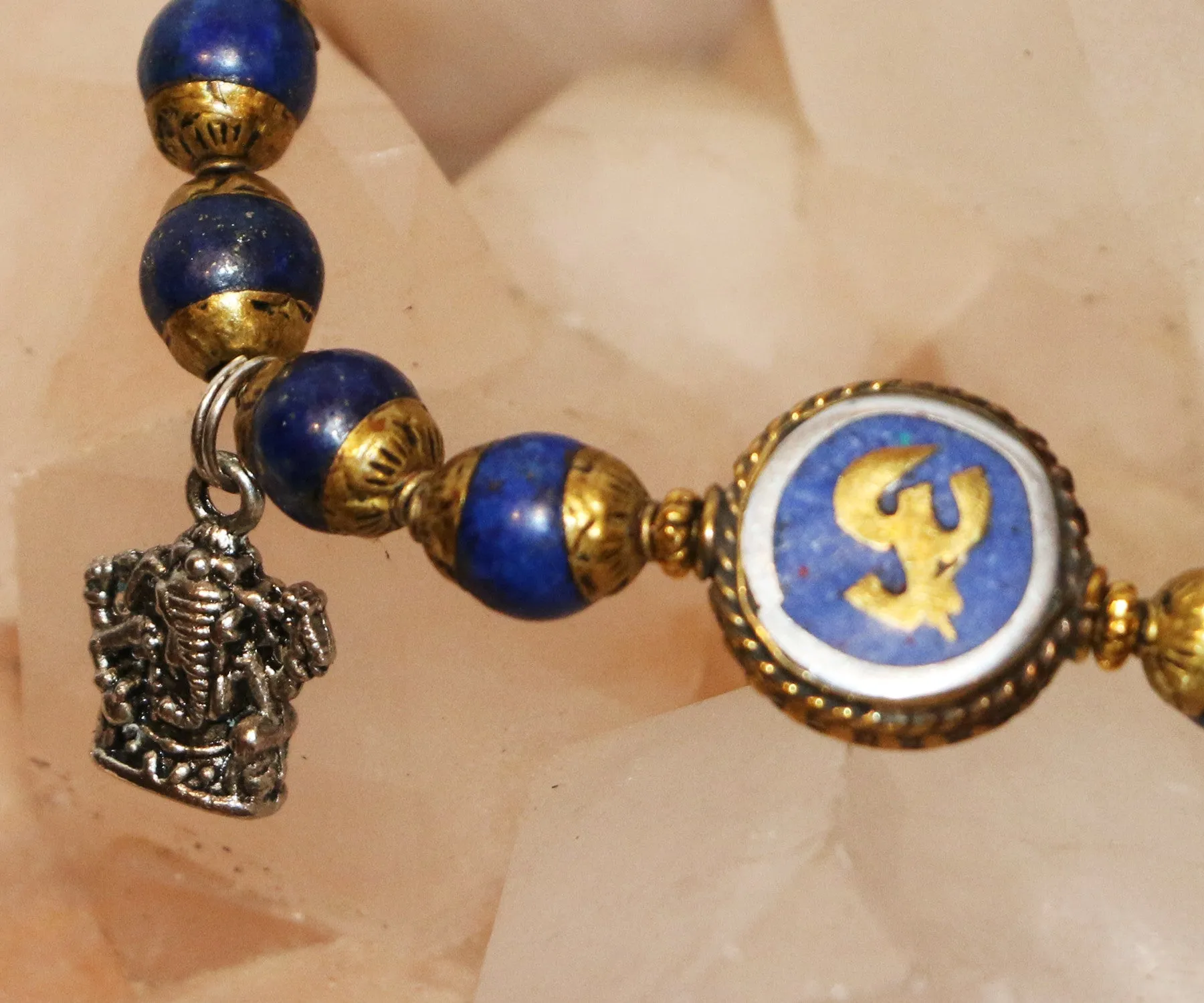OM LAPIS PENDANT BRACELETS