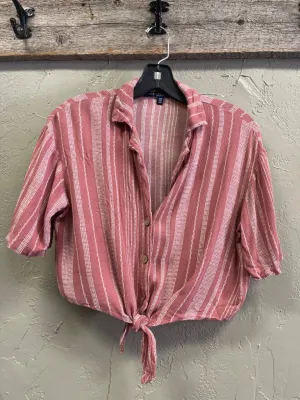ONE CLOTHING TIE FRONT TOP